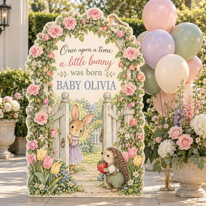 Apple Tree Bunny Storybook Garden Sign