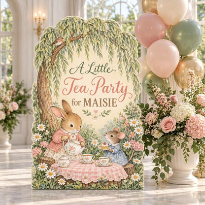 Apple Tree Bunny Storybook Garden Sign