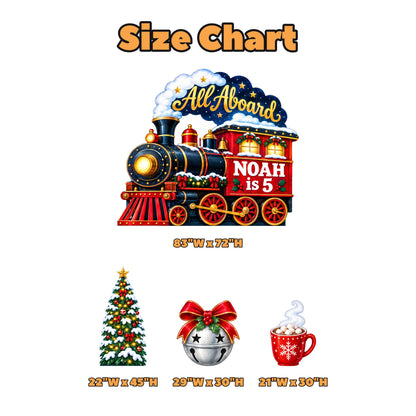 Snowy Night Christmas Steam Engine Set