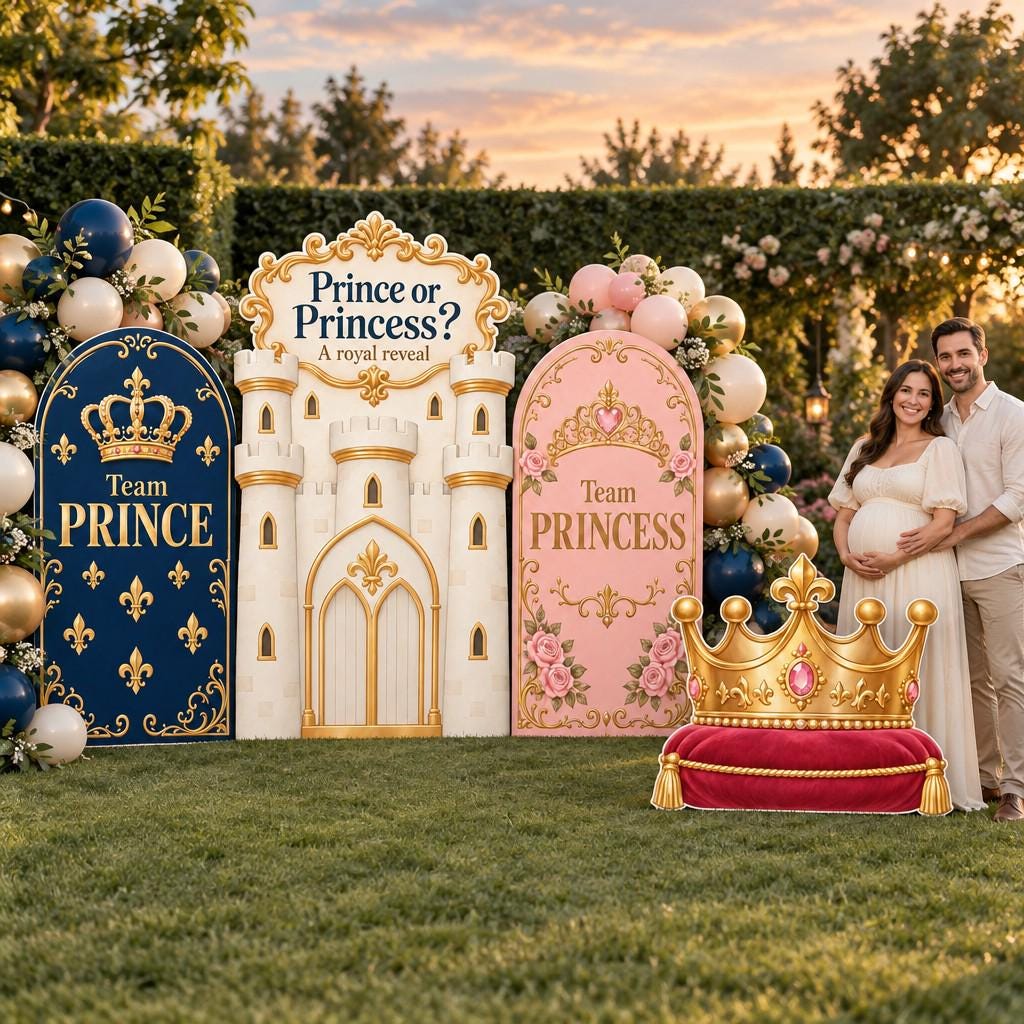 Royal Navy Gold Prince or Princess Reveal Set