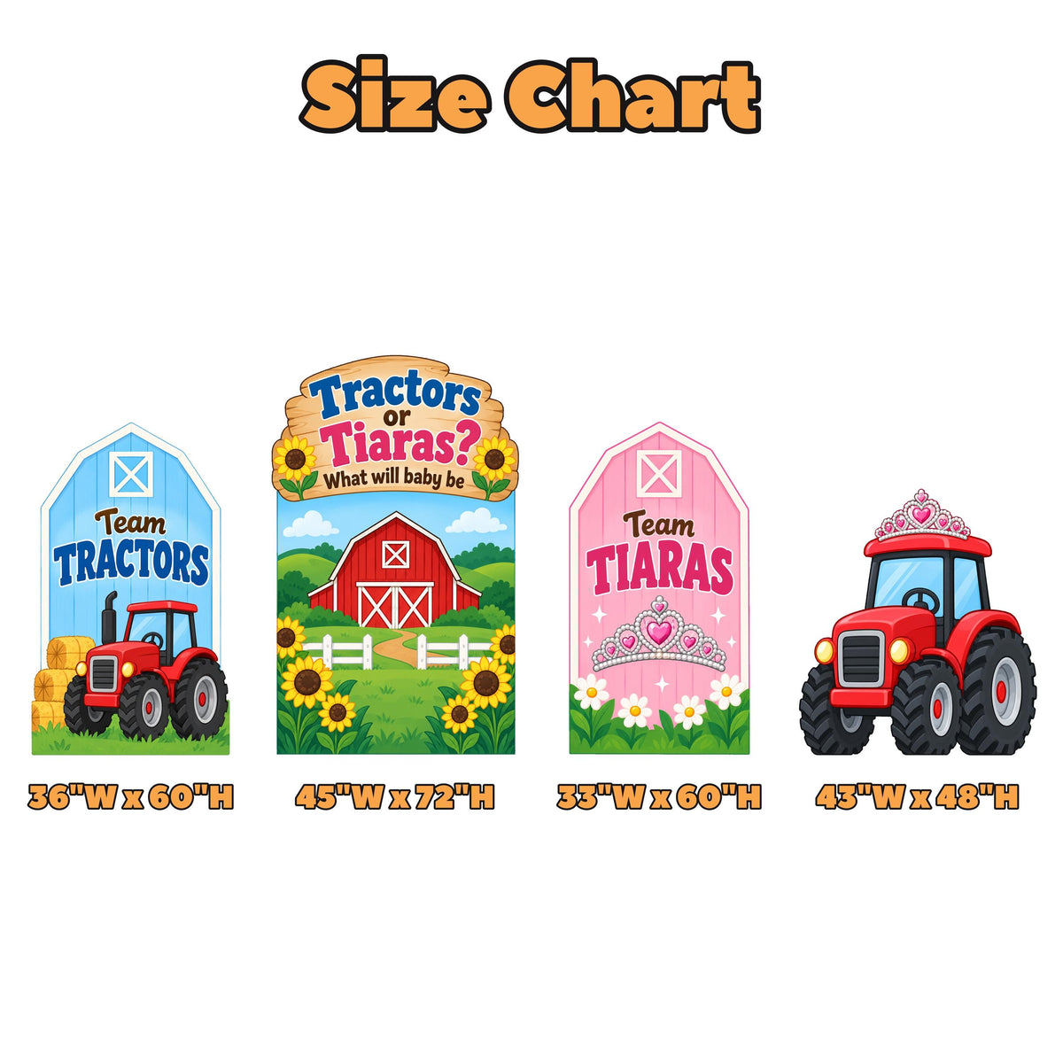 Tractors or Tiaras Barn Reveal Set