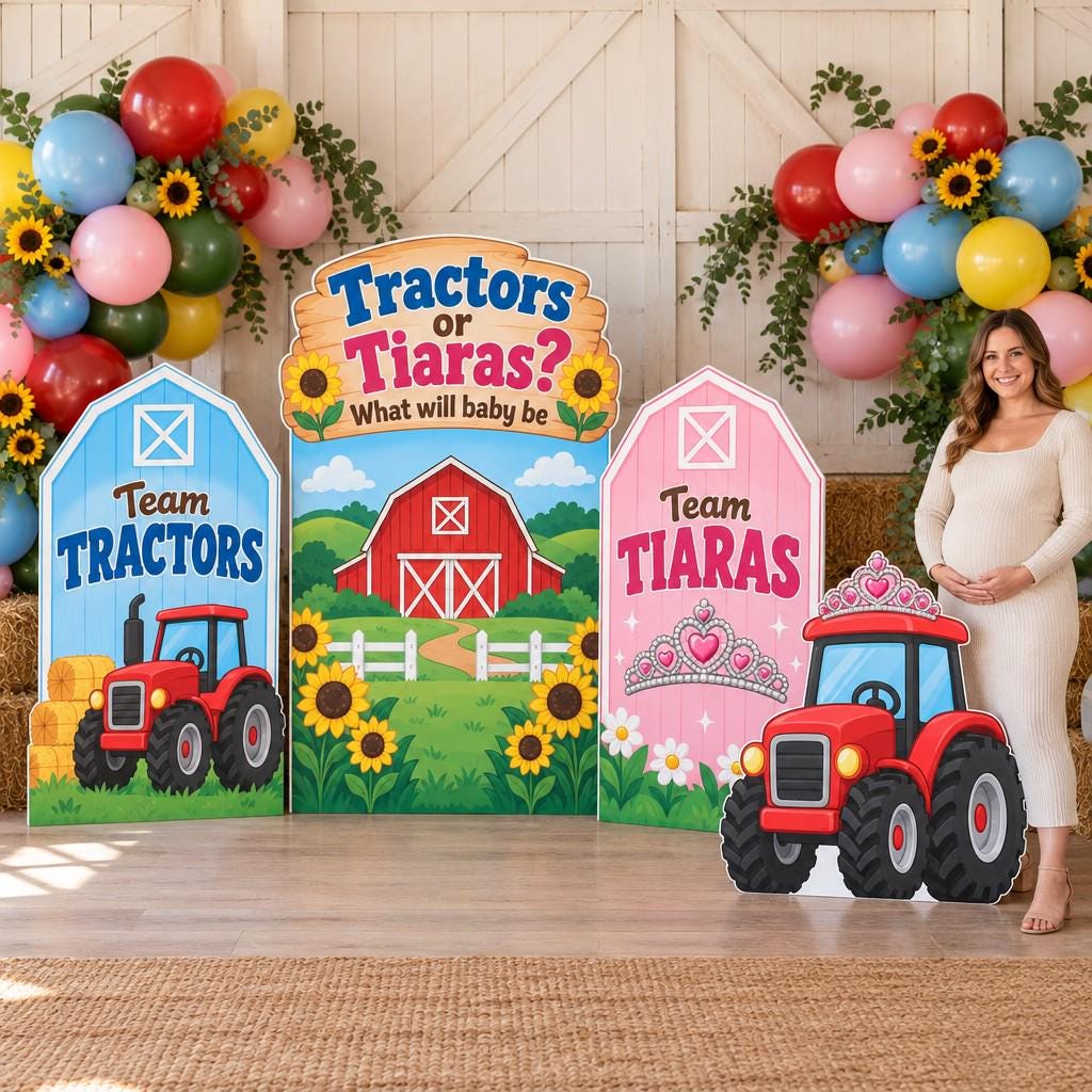 Tractors or Tiaras Barn Reveal Set