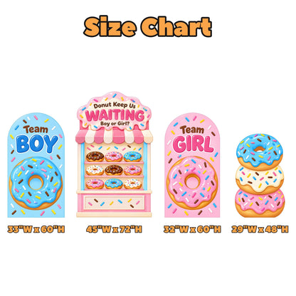 Donut Shop Gender Reveal Arch Set