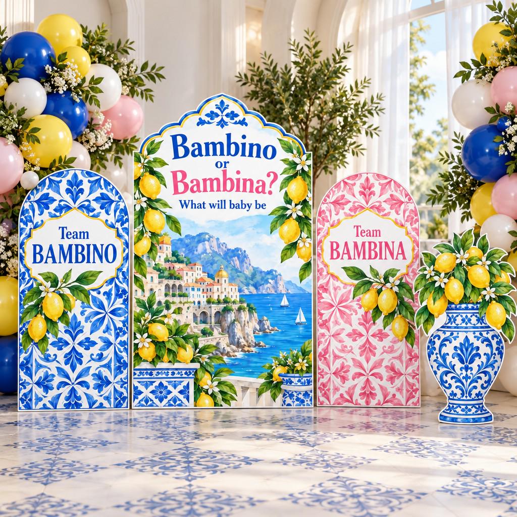 Amalfi Lemon Bambino Bambina Reveal Set