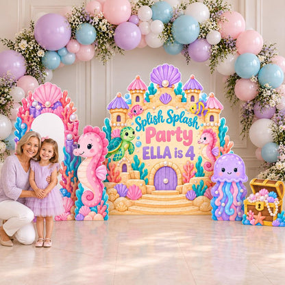 Pastel Sand Castle Under the Sea Set