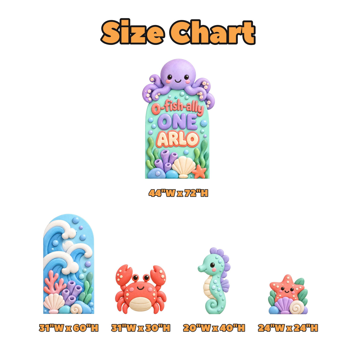 Lilac Octopus Ofishally One Arch Set