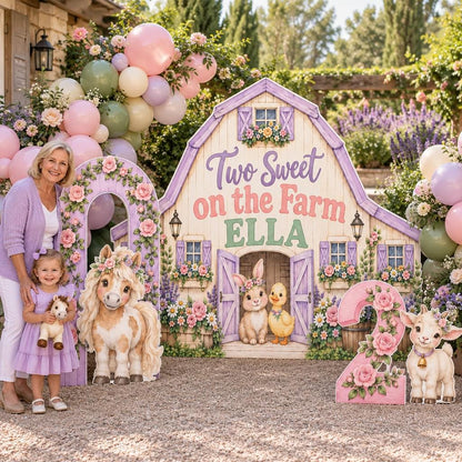 Lilac Cottage Barn Two Sweet Farm Set