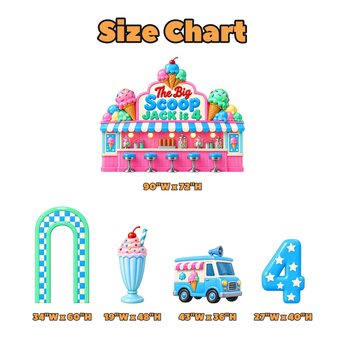 Retro Pink Diner Ice Cream Parlour Set