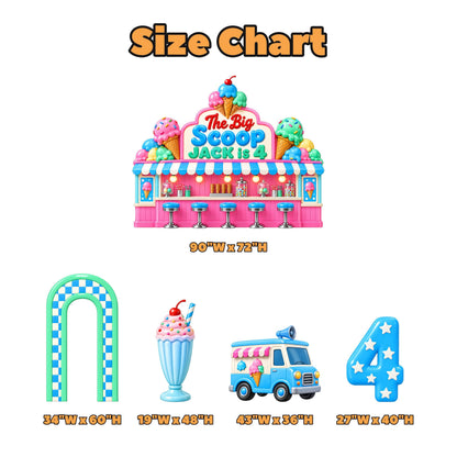 Retro Pink Diner Ice Cream Parlour Set