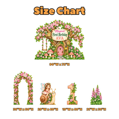 Blossom Fairy Tree First Birthday Set