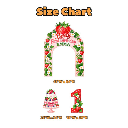 Blush Strawberry Vine Berry First Arch Set