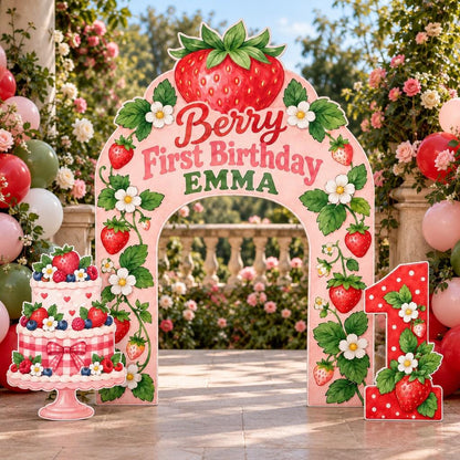 Blush Strawberry Vine Berry First Arch Set