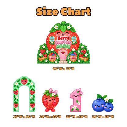 Kawaii Strawberry House Berry Sweet Set