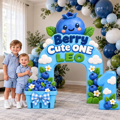 Sky Blue Blueberry Cute One Arch Set