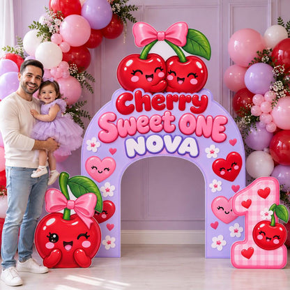 Lilac Kawaii Cherry Sweet One Arch Set