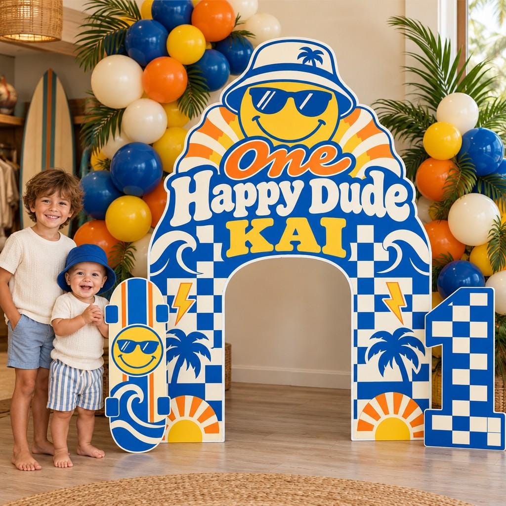 Bucket Hat Happy Dude Surf Arch