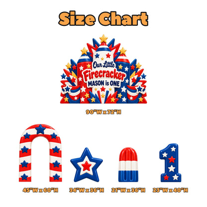 3D Clay Firecracker Trio Birthday Set