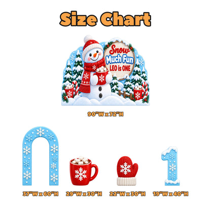 Snowman Hot Cocoa Winter Birthday Set