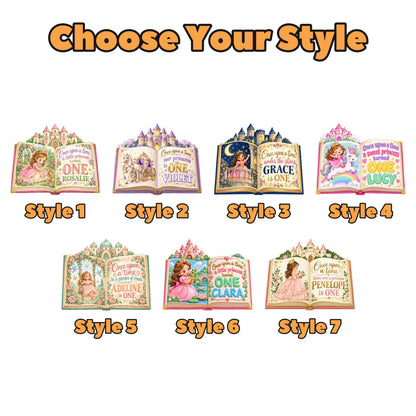 Giant Open Storybook Princess Backdrop