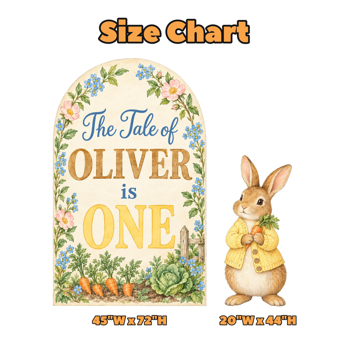 Blue Carrot Garden Bunny Tale Arch Set