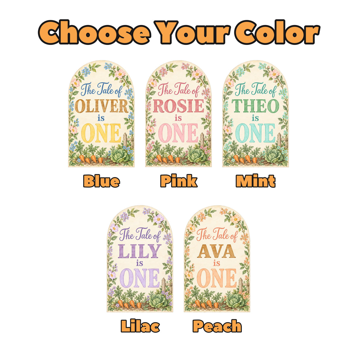 Blue Carrot Garden Bunny Tale Arch Set