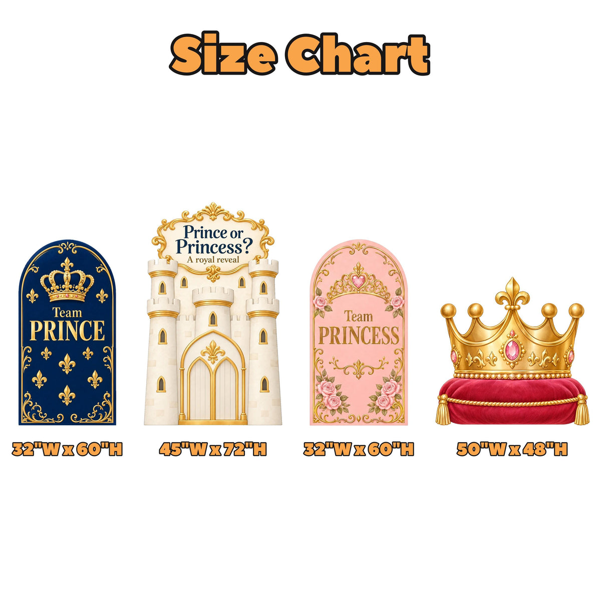 Royal Navy Gold Prince or Princess Reveal Set