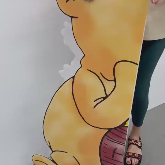Classic Winnie the Pooh Birthday Cutout Prop, Party Decoration, Lawn Sign, Yard Sign, Honey Bear Baby Birthday, Classic bear, Stand Up Prop