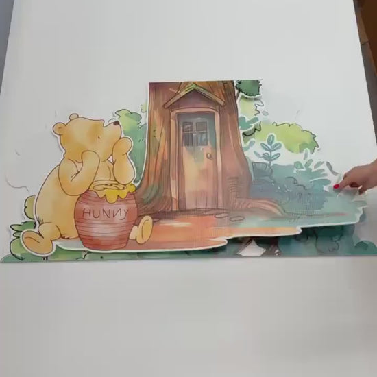 Classic Winnie the Pooh Cutout Decoration, Baby Shower Decor, Backdrop, Yard Sign, Honey Bear, Baby Birthday, Classic Bear, Gender Reveal