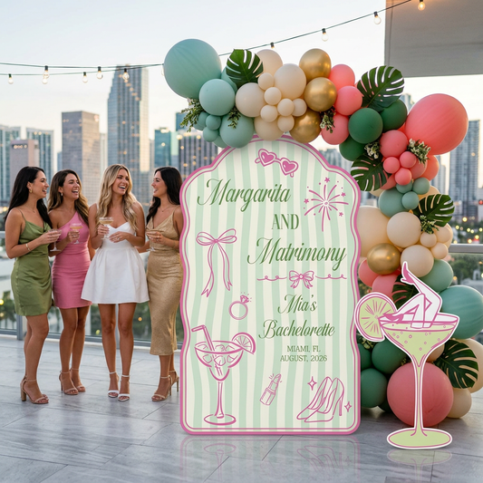 Margarita and Matrimony Bachelorette Party Set - display 1
