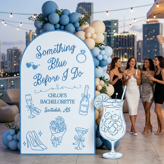 Something Blue Before I Do Bachelorette Party Set - display 1