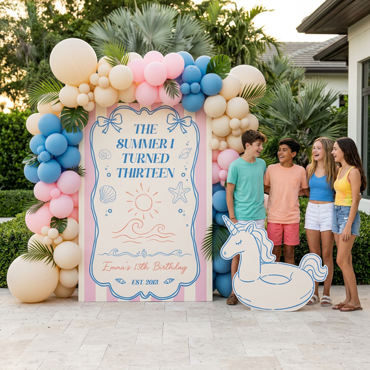 Summer I Turned Thirteen Birthday Party Set - display 1