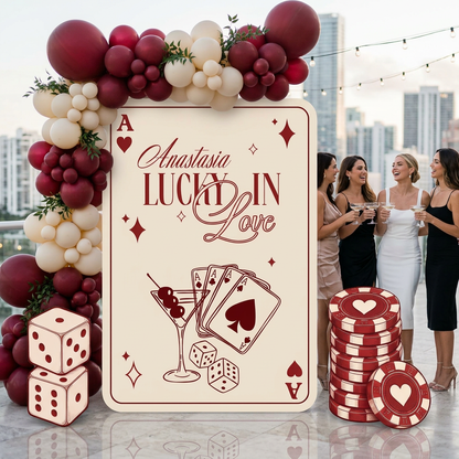Lucky in Love Casino Bachelorette Party Set - display 1
