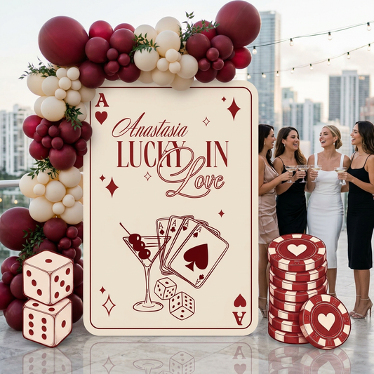 Lucky in Love Casino Bachelorette Party Set - display 1