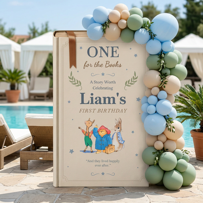 One for the Books Storybook Backdrop (Sky Blue Classics)