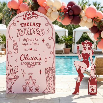Last Rodeo Bachelorette Party Backdrop Set - display 2