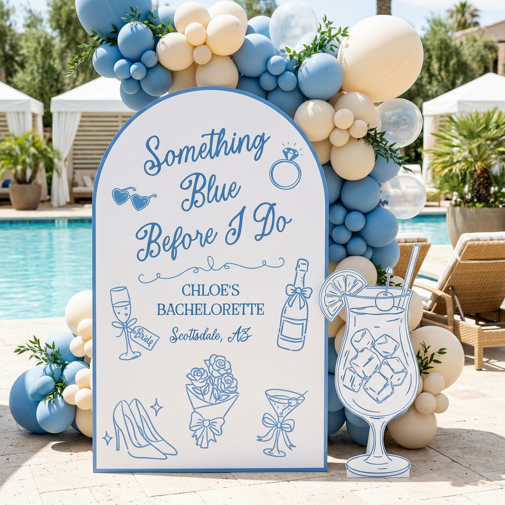 Something Blue Before I Do Bachelorette Party Set - display 2