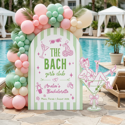 Bach Girls Club Bachelorette Party Backdrop Set - display 2