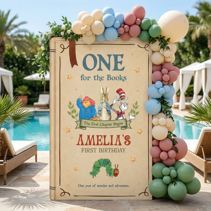 One for the Books Storybook Backdrop (Kraft Adventure)