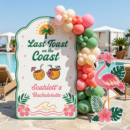 Last Toast on the Coast Bachelorette Party Set - display 2