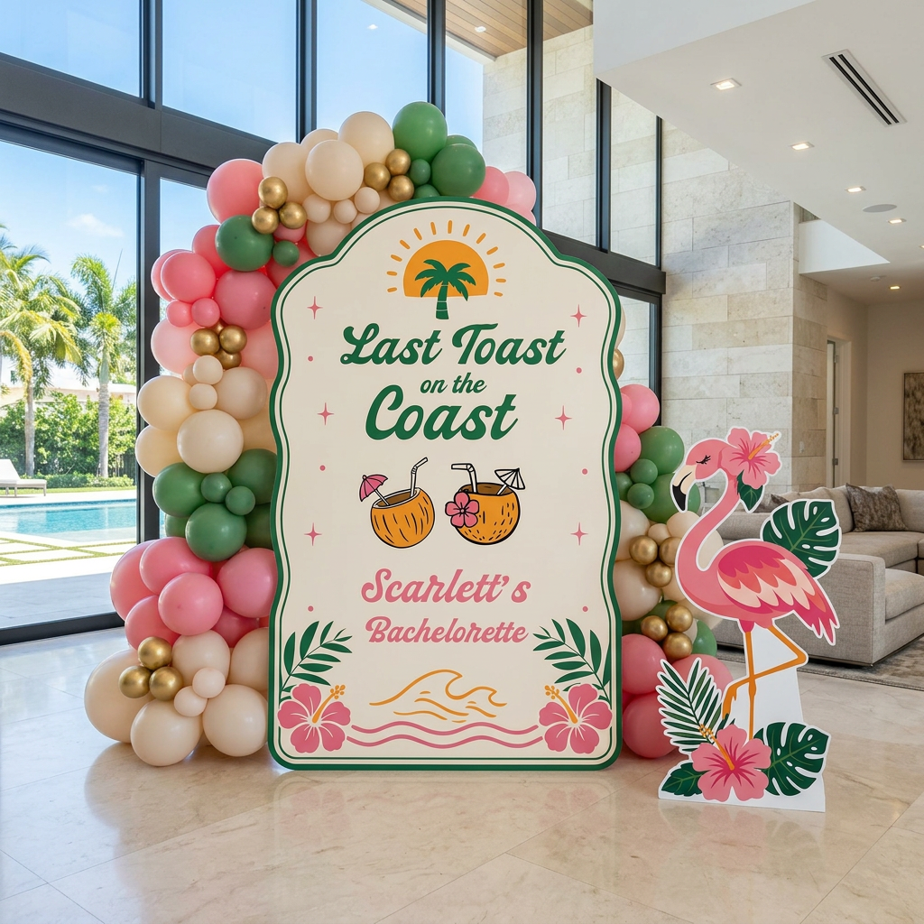 Last Toast on the Coast Bachelorette Party Set - display 3