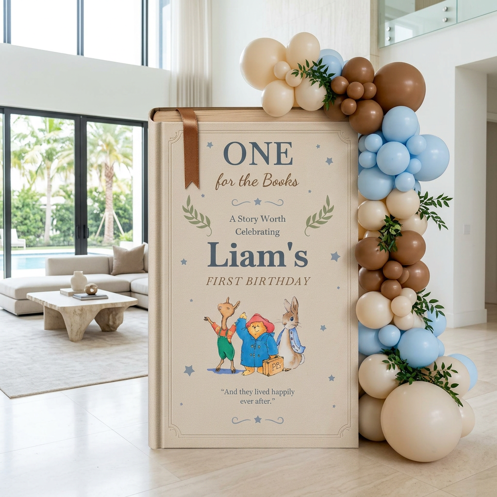 One for the Books Storybook Backdrop (Sky Blue Classics)
