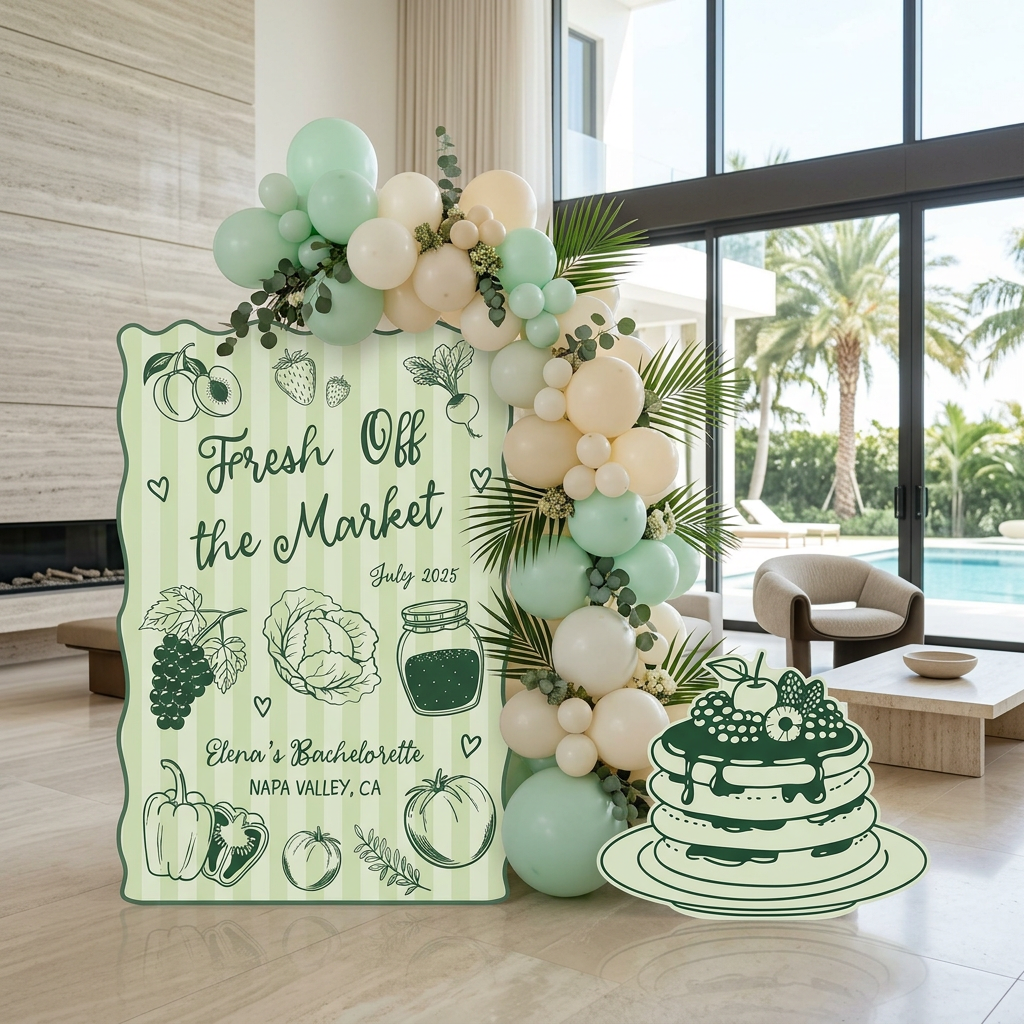 Fresh Off the Market Bachelorette Party Prop Set - display 3