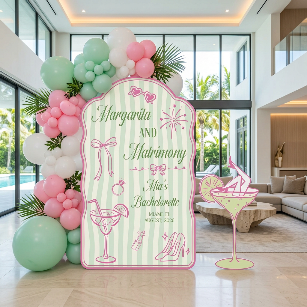 Margarita and Matrimony Bachelorette Party Set - display 3