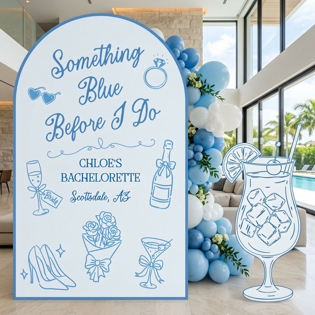 Something Blue Before I Do Bachelorette Party Set - display 3