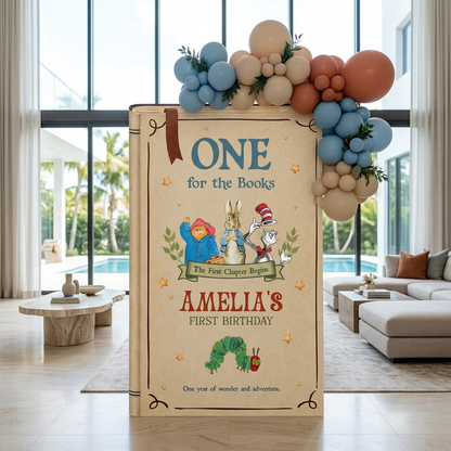 One for the Books Storybook Backdrop (Kraft Adventure)