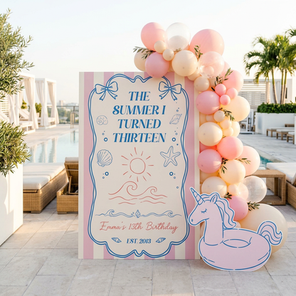 Summer I Turned Thirteen Birthday Party Set - display 4