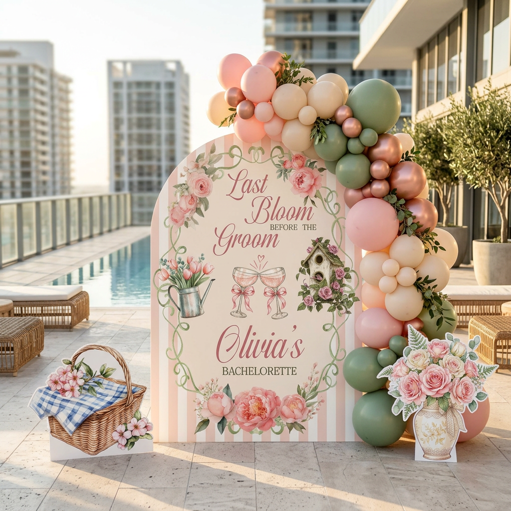 Last Bloom Before the Groom Bachelorette Party Set - display 4
