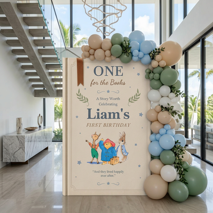 One for the Books Storybook Backdrop (Sky Blue Classics)