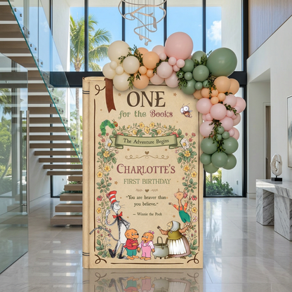 One for the Books Storybook Backdrop (Botanical Garden)