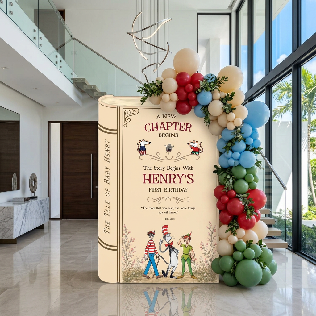 One for the Books Storybook Backdrop (Tale of Baby)